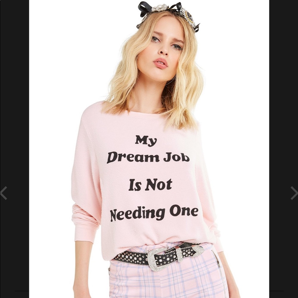 WildFox Dream Job Baggy Beach Pullover